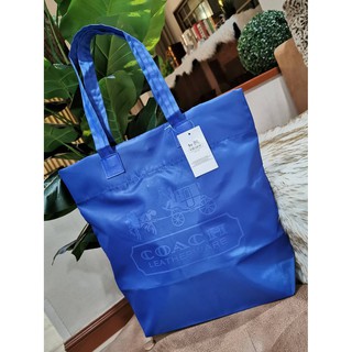 พร้อมส่งสินค้าขายดี! Coach Nylon Waterproof Tote Bag Gift With Purchase (GWP) กระเป๋าพรีเมี่ยมกิ๊ฟ Limited Edition รุ่นย