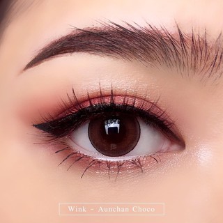 คอนแทคเลนส์ Wink Lens Aunchan ค่าสายตา 0.00 ถึง -5.00