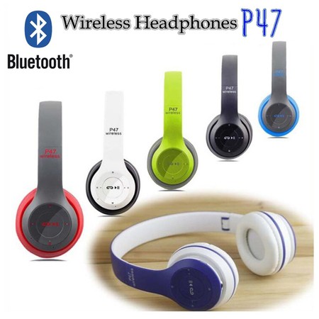 หูฟังบลูทูธ P47 Wireless Headphone ไร้ขีดจำกัด