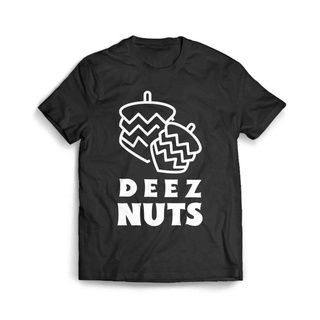 เสื้อผ้าผชเสื้อยืด พิมพ์ลาย Deez NutsS-5XL