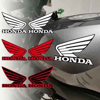 Honda Wings Emblem Motorcycle Sticker สติ๊กเกอร์สะท้อนแสงถังน้ำมันเชื้อเพลิง สติ๊กเกอร์ติดหมวกกันน็อค อุปกรณ์เสริมสำหรับมอเตอร์ไซค์