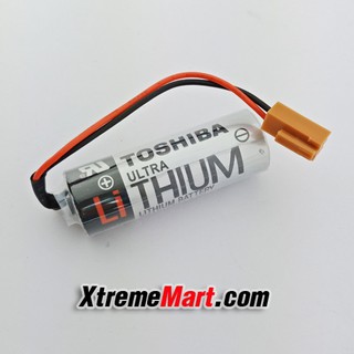 แบตเตอรี่ TOSHIBA ER17500V 17500 3.6V PLC Lithium Battery Batteries 2700 mAh