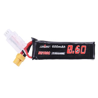 Pre Order URUAV 7.4V 600mAh 50C / 100C 2S Lipo แบตเตอรี่ XT30 ปลั๊กสำหรับ XK K130 เฮลิคอปเตอร์ RC Parts เครื่องชาร์จแบตเ