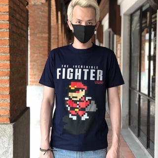 Unisex T-Shirt เสื้อยืดคอกลม แขนสั้น พิมพ์ลาย Street Fighter ใส่ได้ทั้งผู้หญิง-ผู้ชาย/ รุ่น IA-050