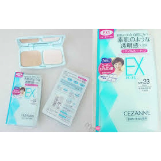 CEZANNE UV Foundation Ex Plus เป็นแป้งผสมรองพื้นชื่อดังของญี่ปุ่