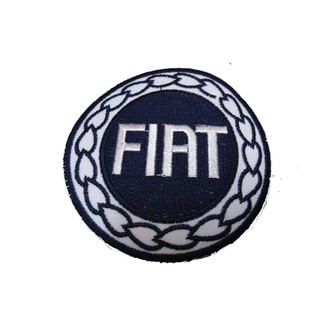 [ตัวรีด เย็บได้] FIAT ป้ายติดเสื้อ logo Embroidered Sew Iron On Patches Badge