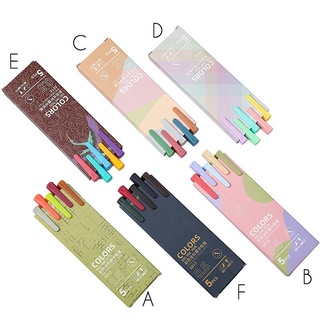 JIKUN 30Colors Macaron Gel Ink Pen 0.5mm Needle Tip Morandi Journal Note Pens