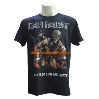 เสื้อวง IRON MAIDEN เสื้อไซส์ยุโรป ไอเอิร์นเมเดน ไอร่อน PTA1854 เสื้อวงดังๆ วินเทจ Rockyeah