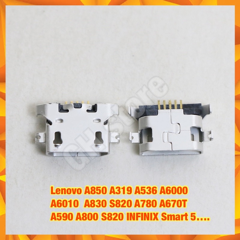 ก้นชาร์จ ชาร์จเปล่า ตูดชาร์จ Lenovo A850 A319 A536 A6000 A6010  A830 S820 A780 A670T A590 A800 S820 INFINIX Smart 5…. ราคา ถูกที่สุด ดีลบีเคเค