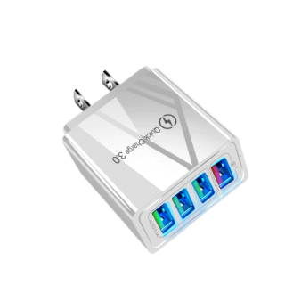 โปรโมชั่น : 4USB ที่ชาร์จเร็ว Fast Charging adapter USB QC 3.0 3.1A 4USB หัวชาร์จ หัวชาร์จมือถือ อแดปเตอร์ชาร์จไฟ ชาร์จได้ 4 พอร์
