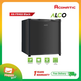 ALCO ตู้เย็นมินิบาร์ รุ่น AN-FR468 (สีดำ) ขนาด 1.7 คิว ความจุ 46.8 ลิตร(รับประกัน1ปี)
