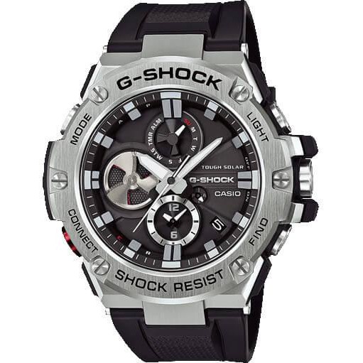 ﻿นาฬิกา CASIO G-Shock G-STEEL GST-B100-1ADR with Bluetooth and Tough Solar(ประกันCMG)