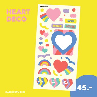 Haroi Studio - Heart Deco Sticker