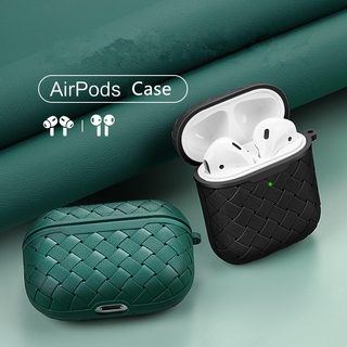 เคสหนัง PU กันกระแทก หรูหรา สำหรับ airpods1 2