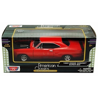 โมเดลรถ 1:24 1969 Dodge Coronet Super Bee [Motormax] *กล่องไม่ตรงปก*