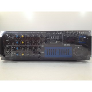 พาวเวอร์ แอมป์ มิกเซอร์ เครื่องขยายเสียง A-ONE AV-789A FM USB SD MMC Card BLUETOOTH EQ 10 Band Professional Stereo Digi