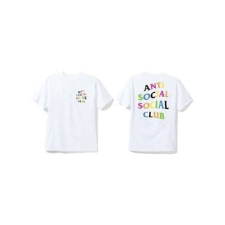 เสื้อยืด Anti Social Social Club x Frenzy สายรุ้ง