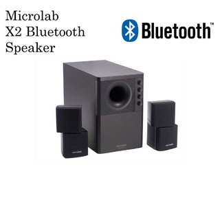 NEW speaker (ลําโพง) microlab x2 / 2.1 Bluetooth (black).