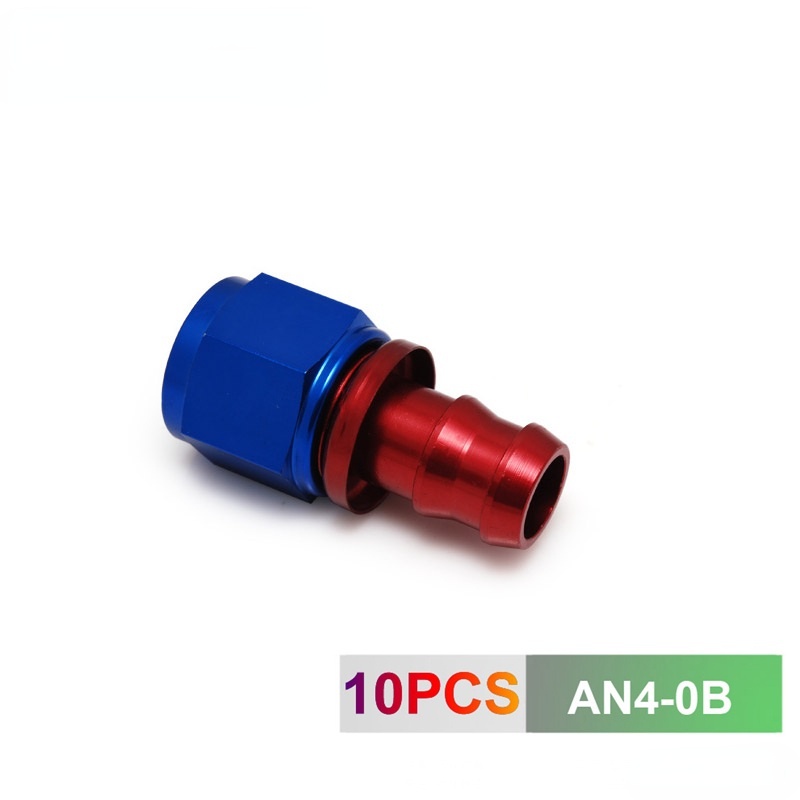 4AN AN4 4-AN STRAIGHT SWIVEL OIL/FEEL/GAS LINE HOSE END PUSH-ON ชาย FITTING