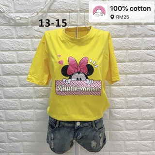 [READY STOCK] 100 Cotton T-shirt 13-15 Q-85