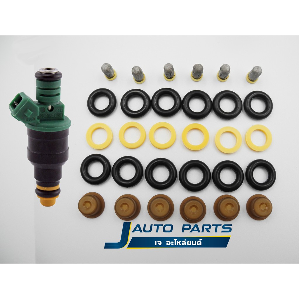 ชุดซ่อมหัวฉีด Mercedes-Benz M111 / M104 / W124 W202 W208 W210 W203 / รองรับน้ำมันเบนซิน E85