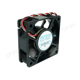 พัดลม พัดลมระบายความร้อน Fan 2.5 นิ้ว 12V 0.50A ยี่ห้อ DATECH รุ่น 0620-12HBTL