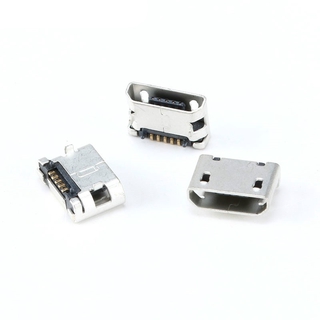 อุปกรณ์เชื่อมต่อ Micro Usb 5 Pin Socket Mk5P Smd Dip Mini Usb Female 10 ชิ้น / ล็อต