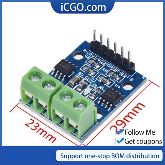 DC Stepper Motor-Driver Board H-bridge Stepper Motor Dual DC มอเตอร์โมดูลสําหรับ Driver Controller B