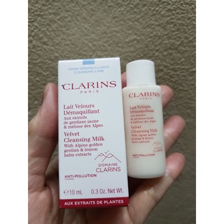 Clarins Cleansing Milk With Alpine golden 10 ml.