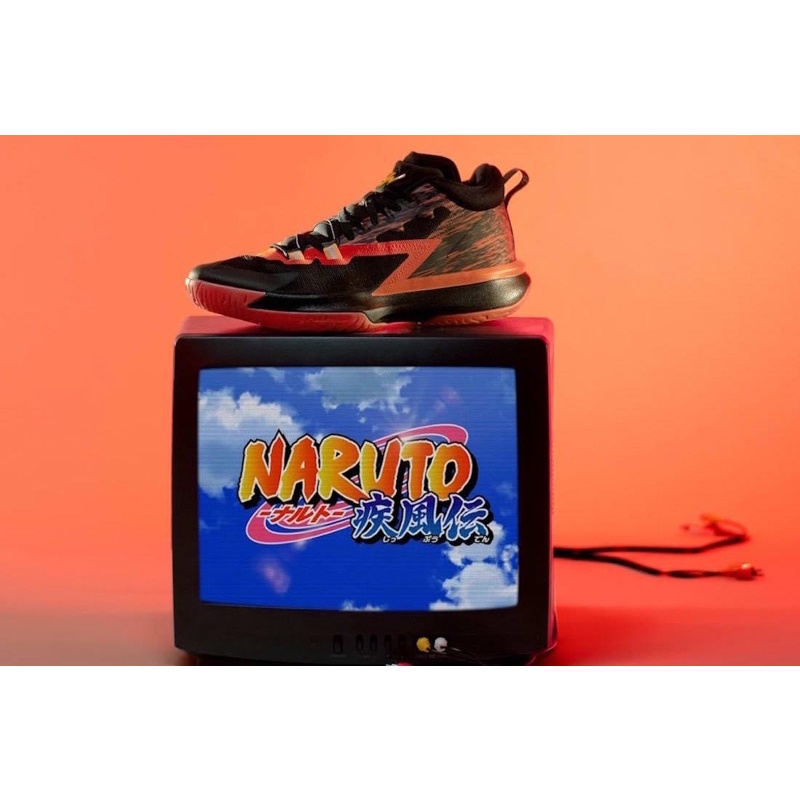 NIKE Zion 1 x Naruto Black and Alpha Orange 9us