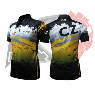 เสื้อยิงปืน K9-02 : CZ Yellow-Black