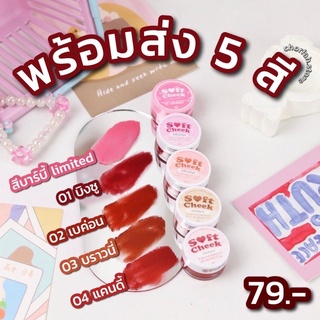 วิปปิ้งบรัชมูส บรัชมูส soft cheek ทาแก้ม ตา ปาก ในตลับเดียว Velenta