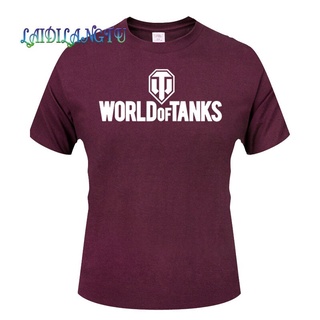 คอลูกเรือเสื้อยืด พิมพ์ลาย WORLD OF TANKS 2019 สไตล์ฮิปฮอป ฮาราจูกุ แฟชั่นสําหรับผู้ชายS-5XL