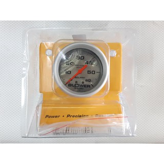 เกจ gauge วัดBoost เทอร์โบ60ปอนด หน้าน้ำมัน  หน้าปัด 2.5" พื้นขาว