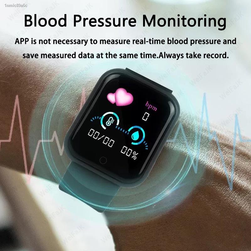 smart watch2022นาฬิกาสมาร์ท◕✖D20/Y68 Smart watch นาฬิกาสมาร์ท Waterproof เต็มจอ รองรับภาษาไทย วัดชีพ