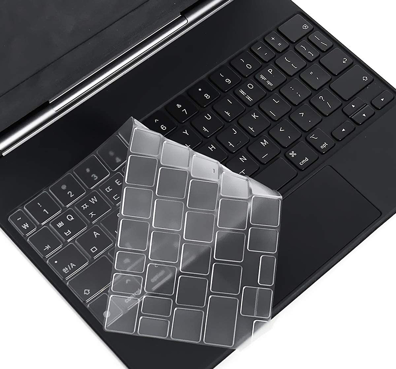 แผ่นปิดแป้นพิมพ์ TPU บางพิเศษ สำหรับ iPad Pro11 Pro12.9 Air6 Air5 Air4 Air Pro 11 13 นิ้ว Keyboard