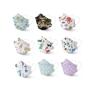 โปรโมชั่น : มีลายให้เลือกหน้ากาก KF94 เด็ก mask เด็ก mask แมส ลายกว่าตูน แพคละ10ชิ้น