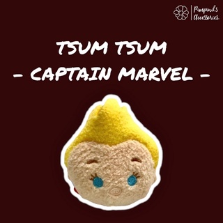 🇹🇭 พร้อมส่ง : ตุ๊กตากัปตันมาร์เวลซูมซูม | Tsum Tsum Captain Marvel Plush.