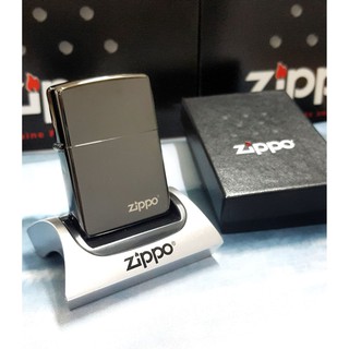 Zippo 24756ZL High Polish Black ของแท้ Made in USA