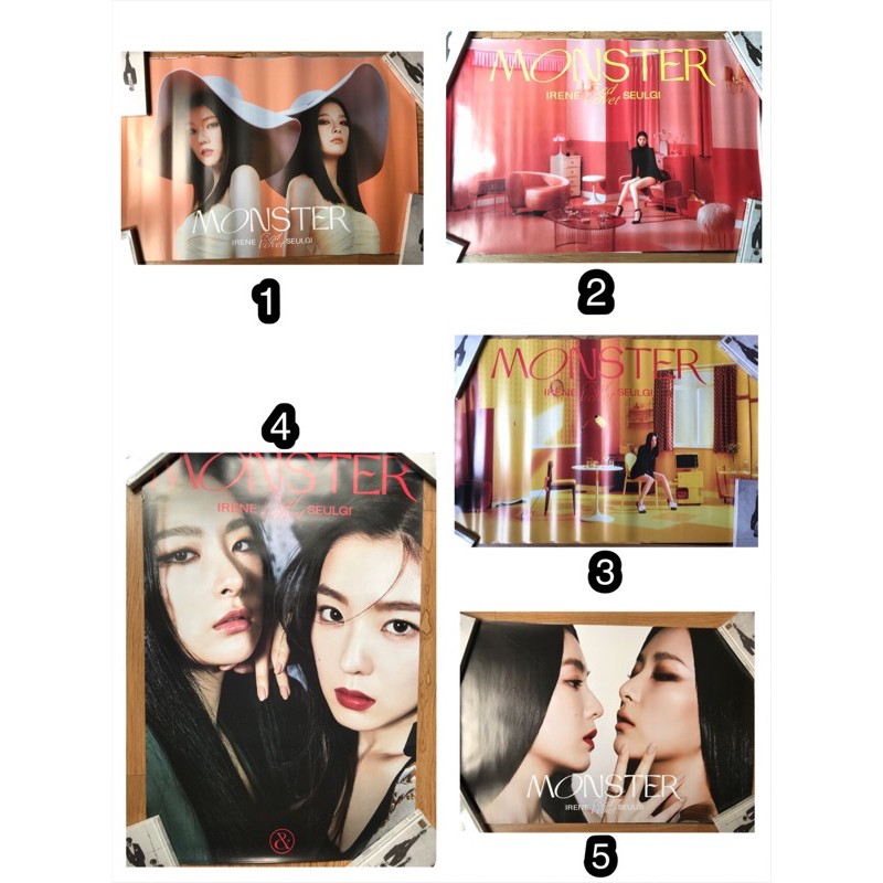 [POSTER] อัลบั้ม Monster ของแท้ IRENE & SEULGI