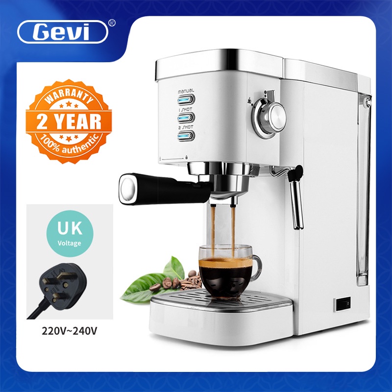 GEVI 3 In 1 Espresso Coffee Machines 20 Bar Fast Heating Automatic ...