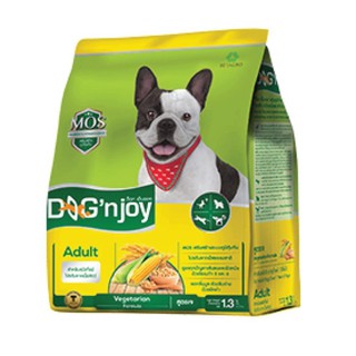 Dogn Joy Vegetarian Formula 1.3 kg อาหารสุนัข สูตรเจ 1.3 กก. เหมาะกับ น้องหมาที่แพ้โปรตีนจากเนื้อสัตว์