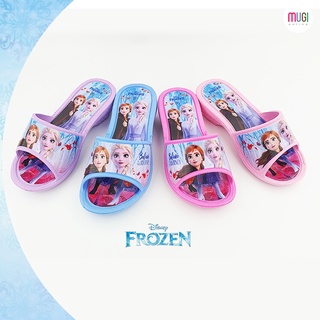 ❄️ รองเท้าแตะเด็ก มีส้น ลาย เจ้าหญิง เอลซ่า Frozen ❄️ เหมาะกับ เด็กผู้หญิง 👧 FZ221