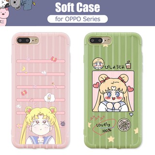 Girl Soft Case OPPO A5 A9 2020 F11 Pro F9 A11 A7N AX5S Reno 2Z 2F ACE A7 A3S Realme 5 5S X2 Pro AX7 A5S K3 AX5 Realme U1 C1 X Q F7 A11X