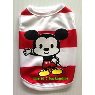 เสื้อยืดแขนกุด เสื้อหมา เสื้อแมว SBD S-38