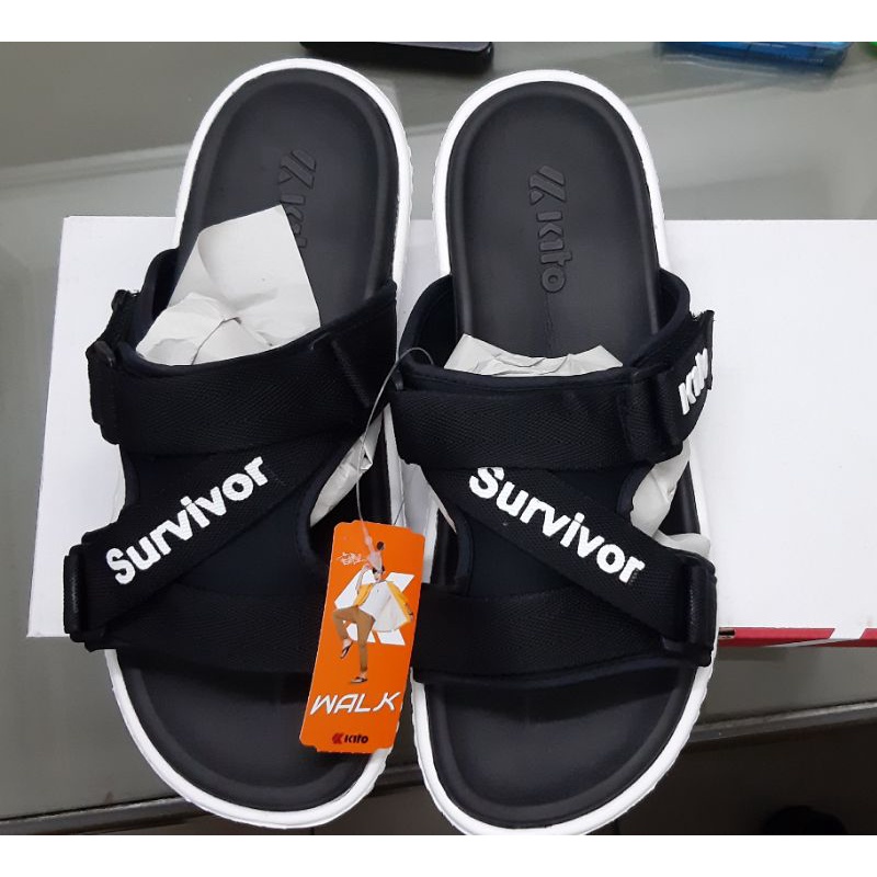 กีโต้ Kito Survivor แบบแตะสวม ชาย/หญิง สีดำ สีแดง สีกรม