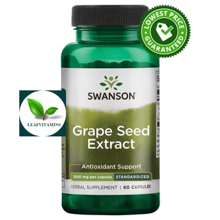 Swanson Grape Seed Extract (Standardized) 500 mg / 60 Caps