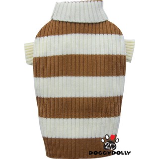 Pet cloths -Doggydolly Sweater เสื้อไหมพรม เสื้อผ้าแฟชั่น เสื้อผ้าสัตว์เลี้ยง เสื้อผ้าหมาแมว  เสื้อหนาว winter W052