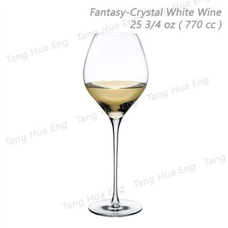 ( 6 ใบ ) Nude Fantasy-Crystal White Wine แก้วไวน์ขาว เนื้อคริสตัล 770 cc. #66199-1080746