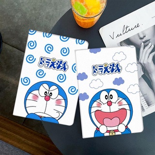 Doraemon for เคสไอแพด   air 1 2 3 4 5   mini 4 5 6 เคส   pro 11 10.2 gen 7/8/9 Airbag tri-fold pen slot case